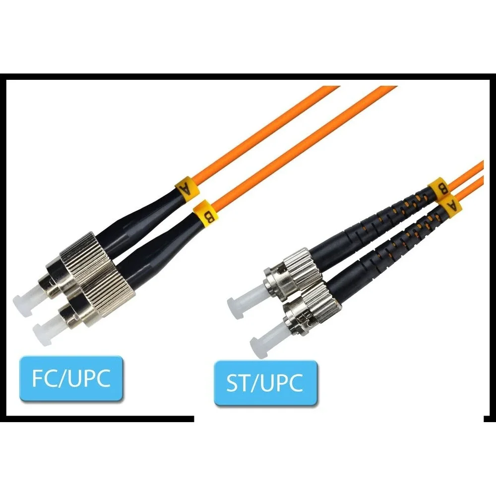 OM2 XHYUX Fiber Optic Cable 1M FC/UPC-LC/UPC Duplex 50/125 LSZH NEW 00132M 22/11